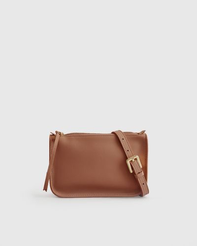 Quince Belt Bag, Italian Leather - Brown