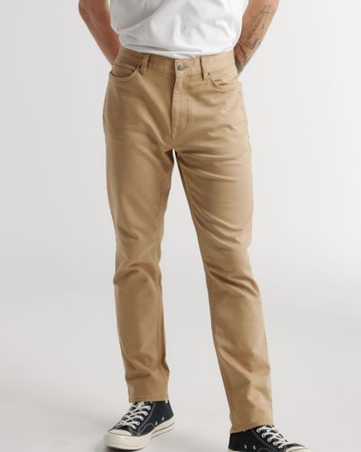 Quince Comfort Stretch Traveler 5-Pocket Pants, Organic Cotton - Natural