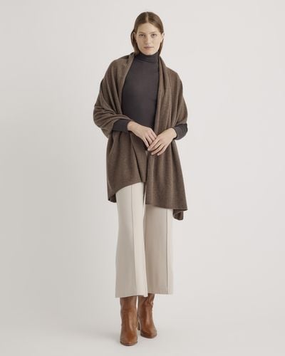Quince Mongolian Cashmere Wrap - Brown