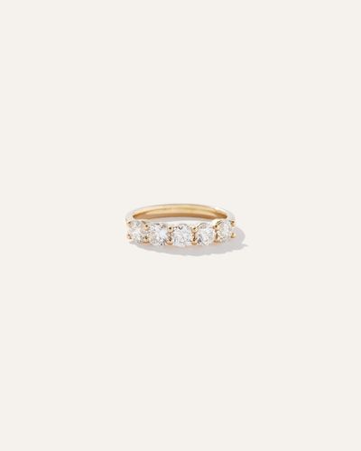 Quince Diamond Five Stone Band Rings - Natural