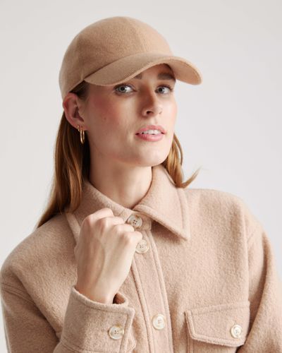 Quince Cashmere Baseball Cap - Brown