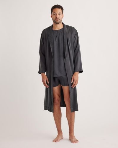 Quince Robe, Silk - Black