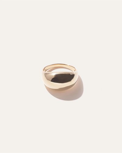 Quince Chunky Ring, Vermeil - Natural