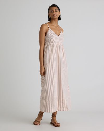 Quince Sleeveless Maxi Dress, Organic Cotton - Natural