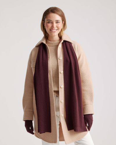 Quince Mongolian Cashmere Scarf - Brown