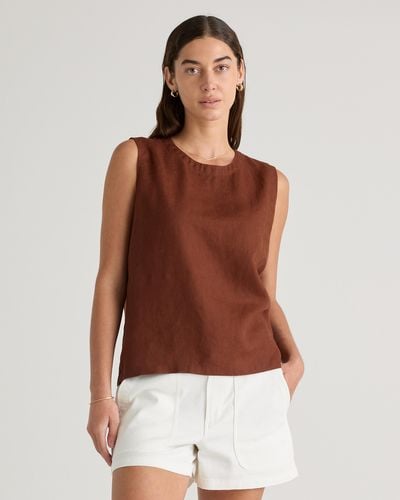 Quince Tank Top - Brown