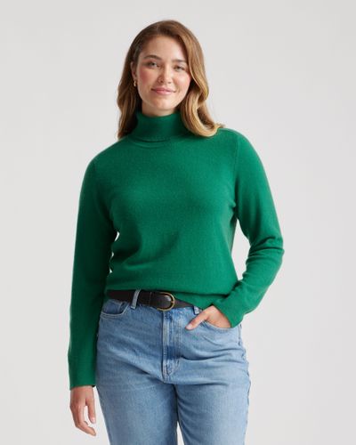Quince Mongolian Cashmere Sweater - Green