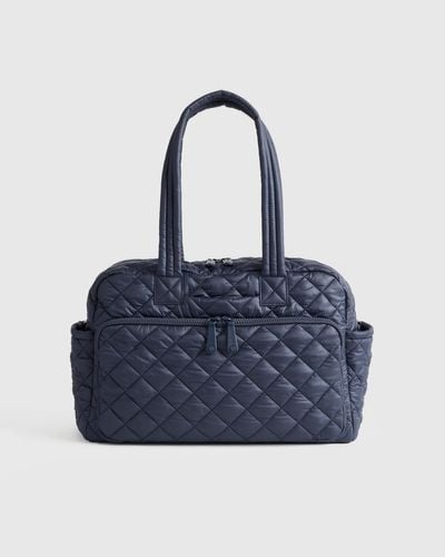 Quince Transit Quilted Duffle Bag, Nylon - Blue