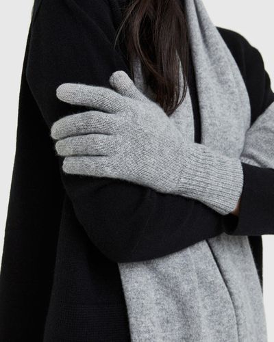 Quince Mongolian Cashmere Gloves - Black