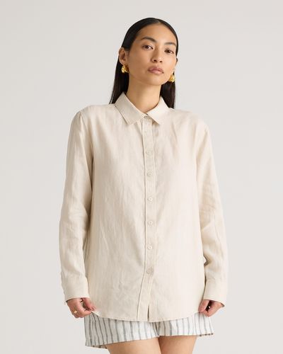 Quince Long Sleeve Shirt - Natural