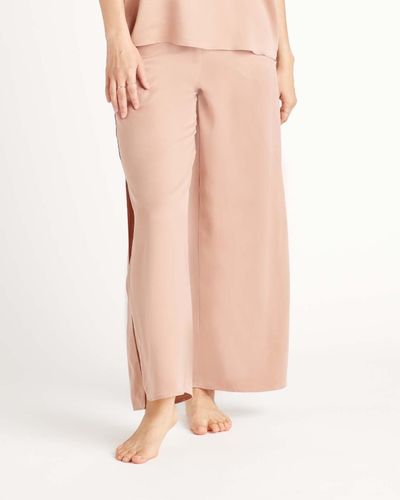 Quince Pajama Pants, Silk - Pink