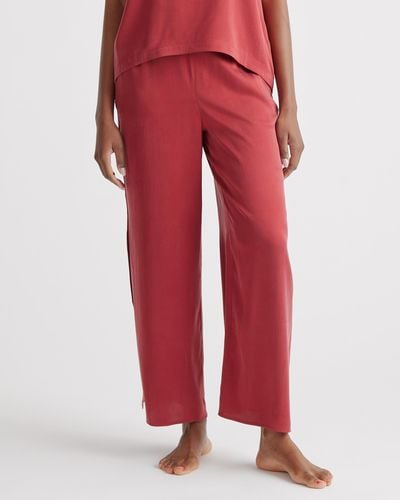 Quince Pajama Pants, Silk - Red