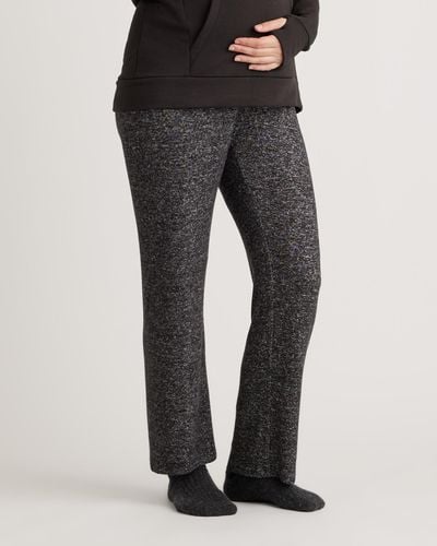 Quince Brushed Maternity & Postpartum Lounge Pants, Rayon - Gray