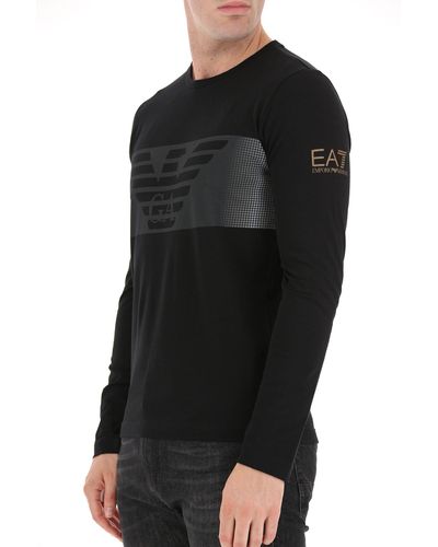 emporio armani black t shirt mens