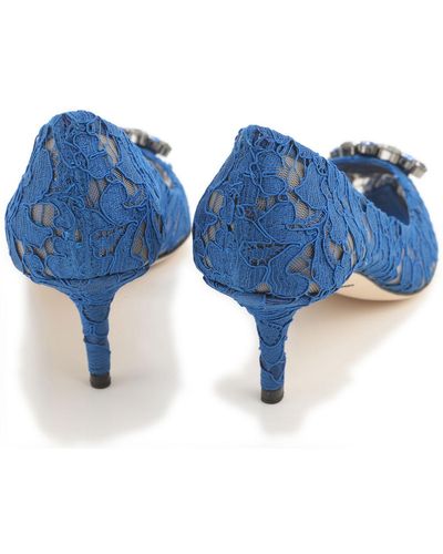 blue dolce and gabbana shoes