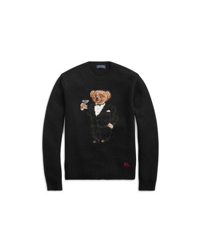 Polo Ralph Lauren Martini Bear Wool Sweater for Men - Lyst