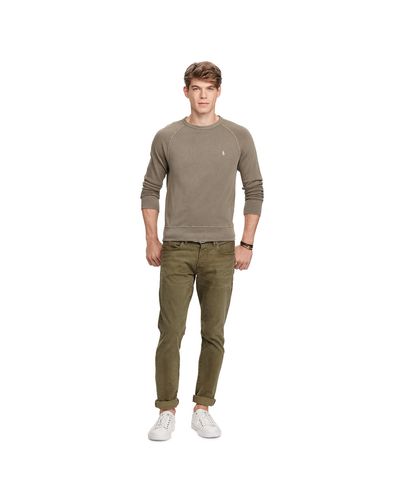ralph lauren cotton spa terry sweatshirt