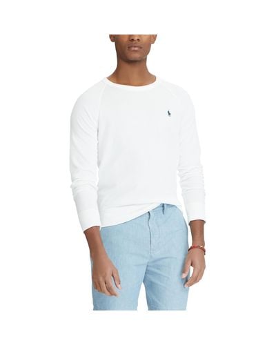 polo ralph lauren cotton spa terry sweatshirt