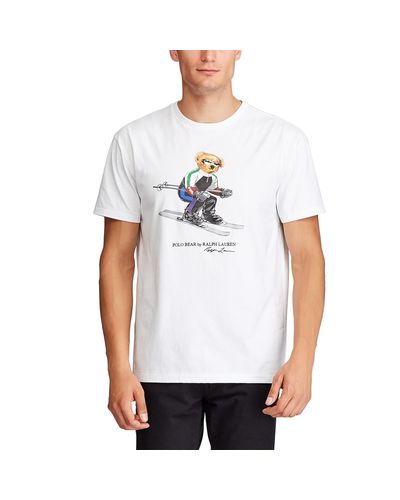 Ski Bear T-shirt in White for Men 