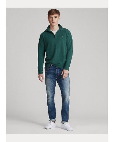 green polo pullover