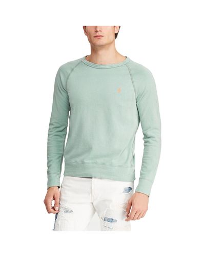 polo ralph lauren cotton spa terry sweatshirt