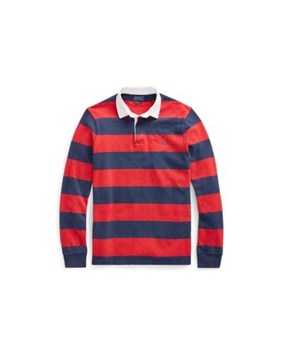 ralph lauren red rugby shirt