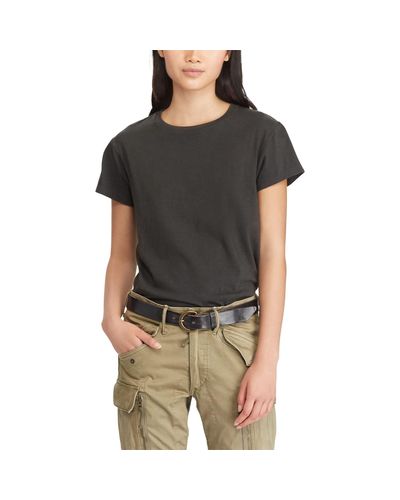 rrl black t shirt
