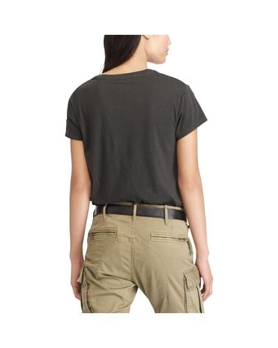 rrl black t shirt