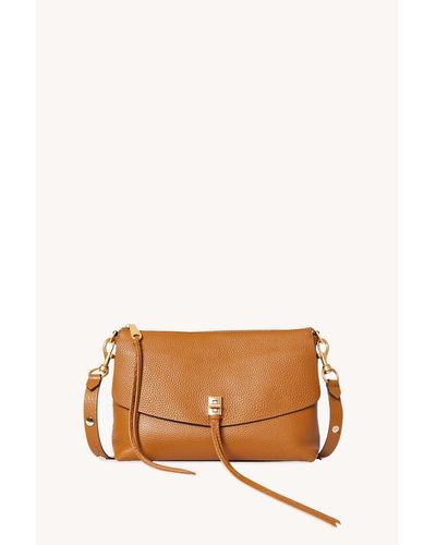 Rebecca Minkoff Leather Darren Top Zip Crossbody - Lyst