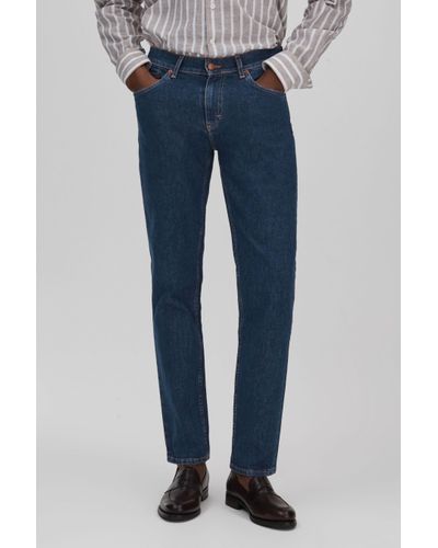Oscar Jacobson Slim Fit Jeans - Blue
