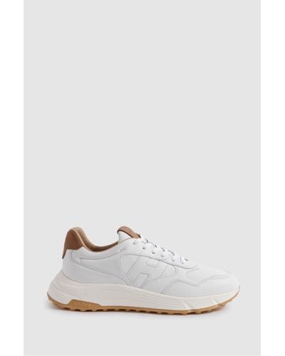 Hogan Leather Chunky Trainers - White