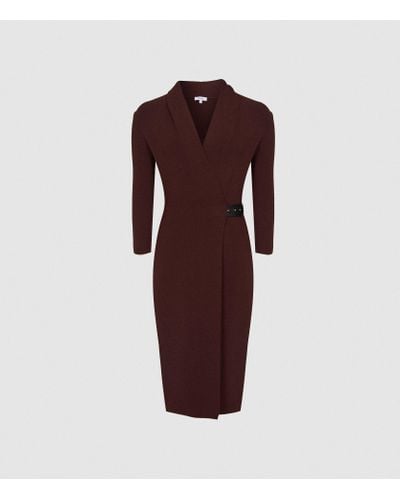 Reiss Synthetic Luisa - Knitted Wrap ...