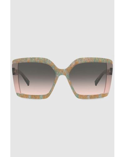 Missoni Eyewear Transparent Pattern Sunglasses - Multicolour