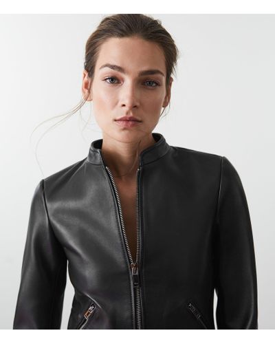 reiss aries leather jacket