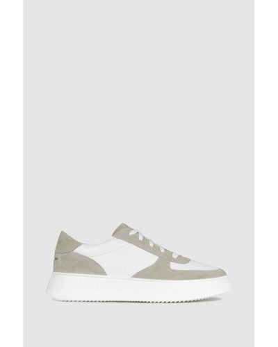 Unseen Footwear Leather Trainers - White