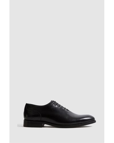 Reiss Bay - Black Leather Whole Cut Shoes, Us 7