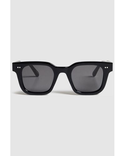 Chimi Four - Square Frame Acetate Sunglasses, Black