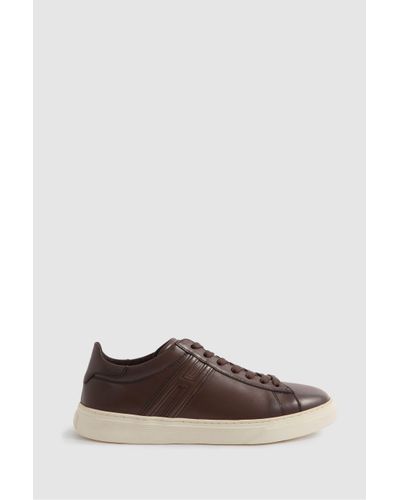Hogan Lace-up Trainers - Brown