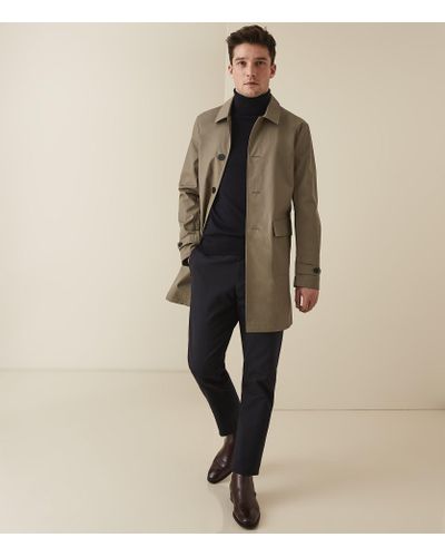 reiss mens trench coat