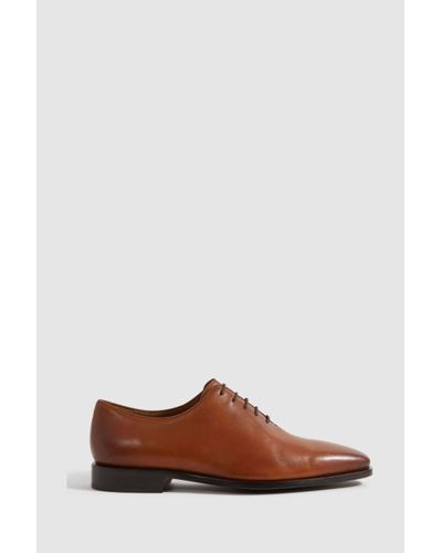 Reiss Mead - Light Tan Leather Lace-up Shoes - Brown