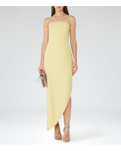 reiss yellow dress