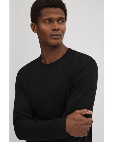 Calvin Klein Calvin Underwear Supima Blend Crew-neck Top - Black