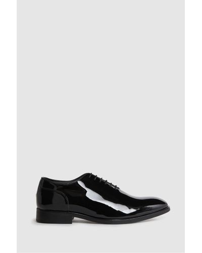 Reiss Bay - Black Leather Whole Cut Shoes, Us 11