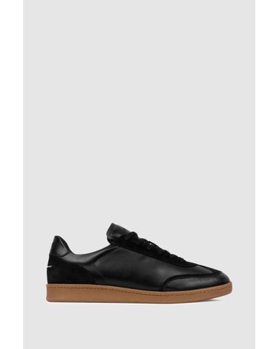 Unseen Footwear Leather Suede Trainers - Brown