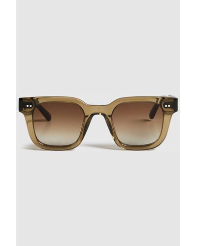 Chimi Four - Square Frame Acetate Sunglasses, Green