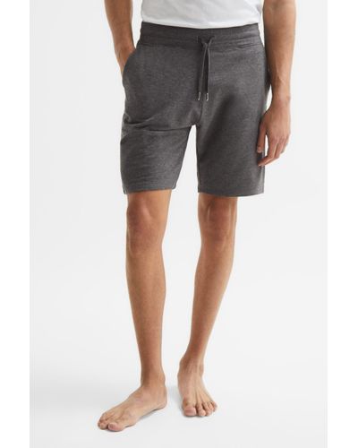 Reiss Tyne - Dark Grey Jersey Shorts