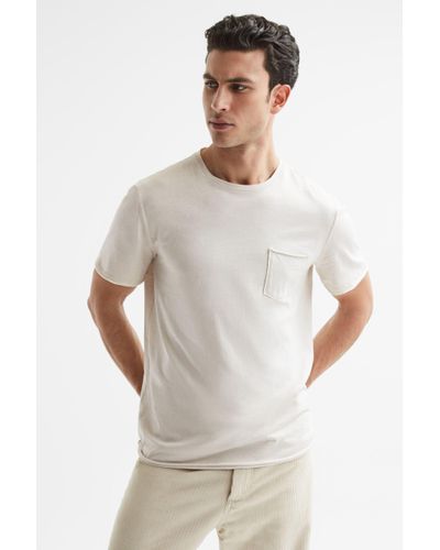 PAIGE Cutler - Short Sleeve T-shirt, Winter Shell - White
