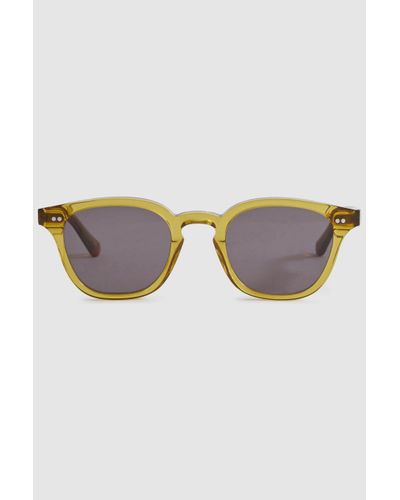 Monokel Monokel - Round Sunglasses - Yellow