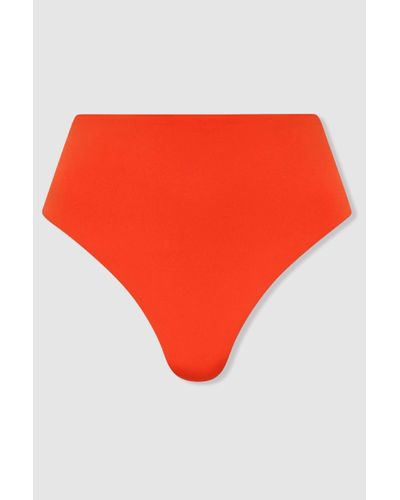 Bondi Born High Rise Bikini Bottoms - Red