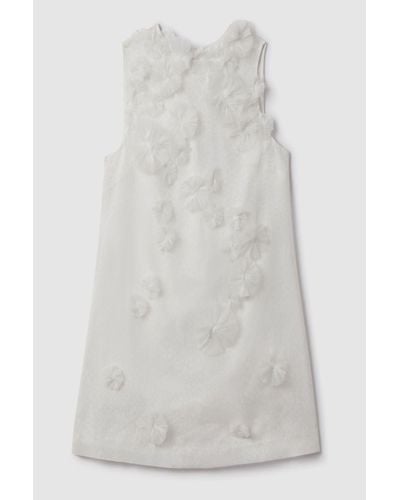 Rachel Gilbert Rachel Silk Organza Mini Dress - White